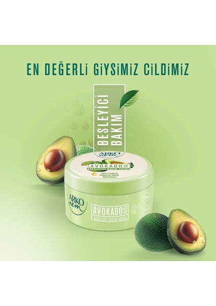 Nem Besleyici Bakım Kremi Avokado 250+60 ml