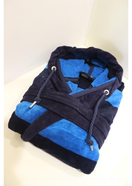 DreamSoft Lüx Kapşonlu Bornoz – %100 Pamuk, Kadife, Unisex modelleri