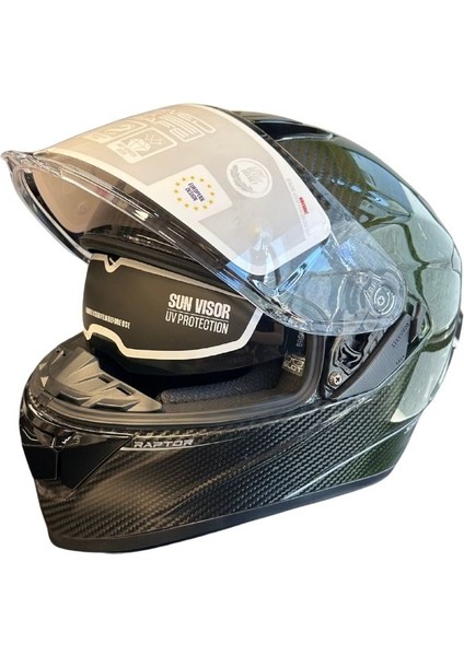 Shıro 2004 S04 Kask Fc Carbon Sv L Yeşil (Gözlüklü) fırsatları