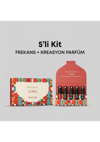 Tester Parfüm Deneme Seti 5 x 3 ml