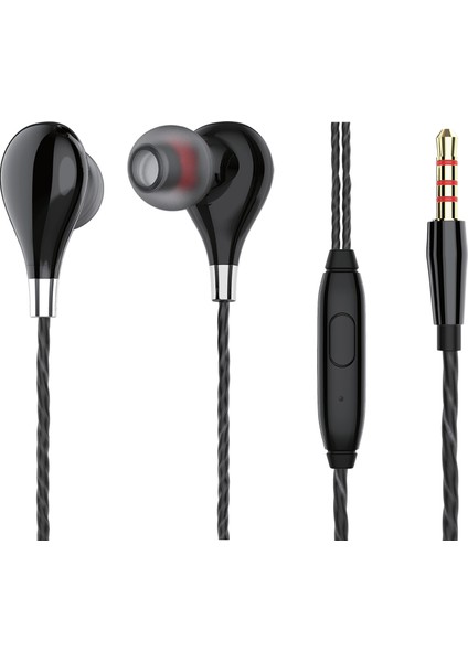 3.5 mm Jack Girişli Stereo Kulak Içi Silikonlu Kablolu Kulaklık MT265