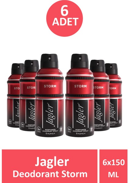 Deodorant Storm 150 ml 6 Adet