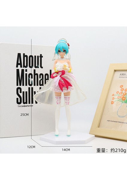 Anime Hatsune Miku El Modeli Ikincil Masaüstü Araba Süsleri (Yurt Dışından)