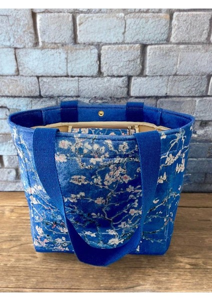 Van Gogh Badem Çiçeği Model Kadın Çanta