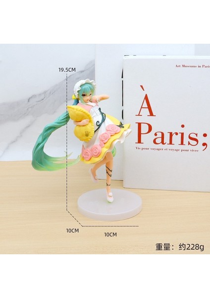 Anime Hatsune Miku El Modeli Ikincil Masaüstü Araba Süsleri (Yurt Dışından)