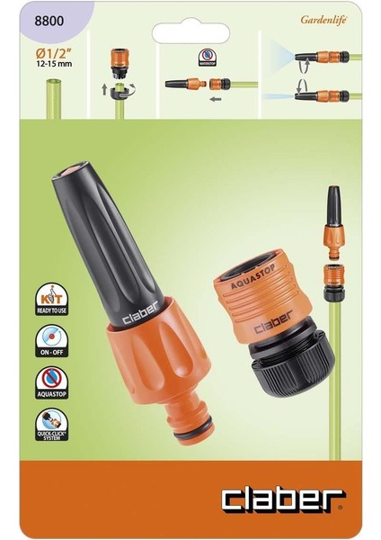 Sulama Başlığı Set Claber 8800