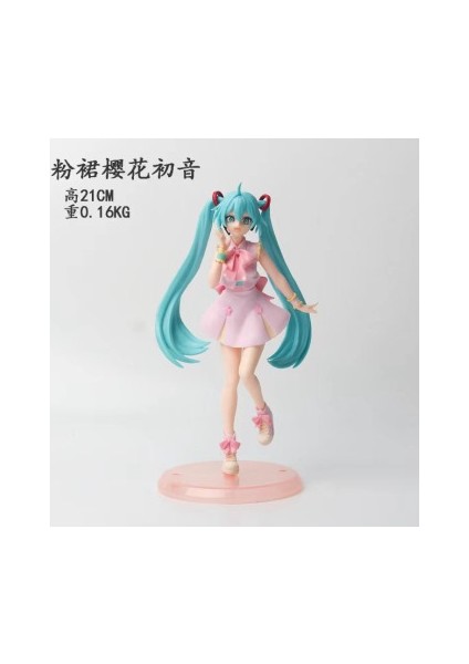 Anime Hatsune Miku El Modeli Ikincil Masaüstü Araba Süsleri (Yurt Dışından)
