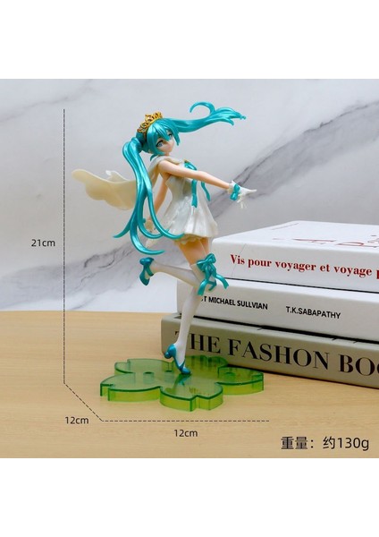 Anime Hatsune Miku El Modeli Ikincil Masaüstü Araba Süsleri (Yurt Dışından)
