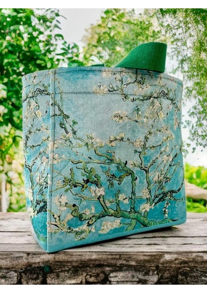 Van Gogh Badem Çiçeği Model Kadın Çanta Günlük Çanta/Plaj Çantası /Piknik Çantası/Beach Bag fiyatları