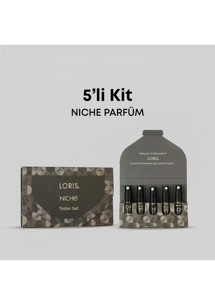 Niche Tester Parfüm Deneme Seti 5 x 3 ml