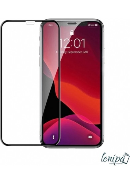 Iphone 12 Tam Kaplayan Kırılmaz Cam Koruyucu 5d 9d Siyah