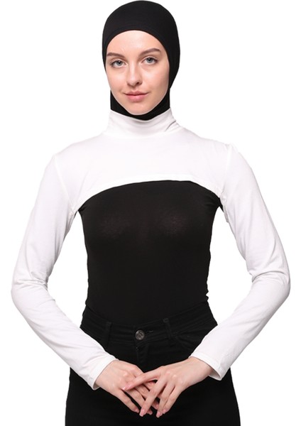 Balıkçı Yakalı Boyunluklu Kolluk - Ekru