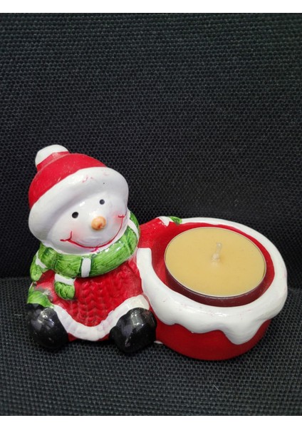 Noel Yılbaşı Poliserin Mumluk Tealightlı 10CM 1 Adet fiyatları