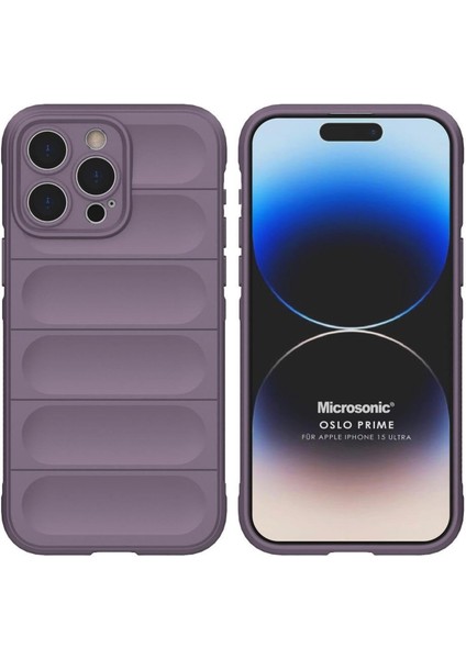 Kılıf iPhone 15 Pro Max Için Oslo Prime Lila [iphone 15 Pro Max ile Uyumlu Kılıf - Lila]
