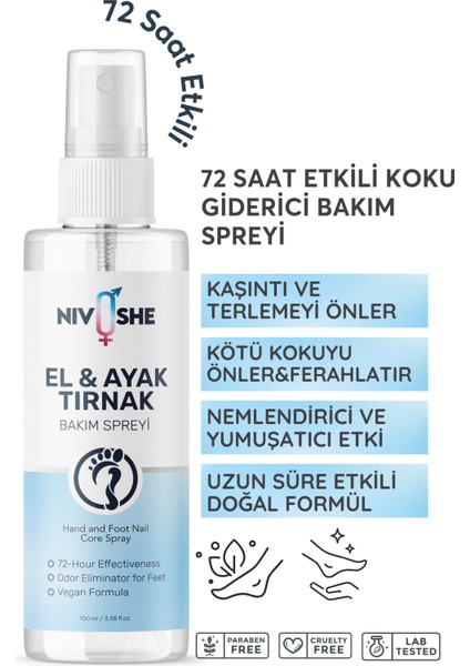 Ayak Kokusu Giderici Sprey Ayak Kokusuönleyici Sprey Ayak ve Ayakkabı Koku Giderici Sprey 100 ml fırsatları