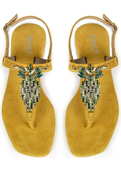 Kristal Taşlı Sandalet TS1250033012009
