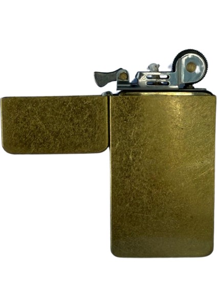 Premiumquality Fırçalı Bronz Metal Benzinli Çakmak fiyatları