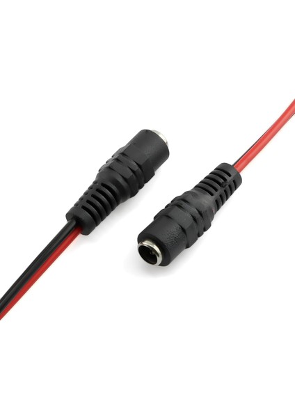 5.5x2.1 mm Dişi Adaptör Kablosu 20 cm – Güvenlik Kamera, Cctv, 12V Güç Kablosu (1 Adet)