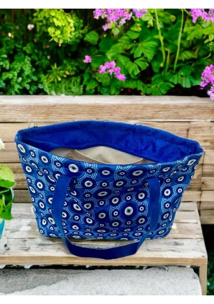 Nazar Model Kadın Çanta Günlük Çanta/Plaj Çantası /Piknik Çantası/Beach Bag modelleri