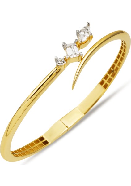 Tria Altın 14 Ayar Kelepçe Bilezik