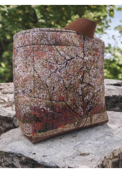 Van Gogh Bahar Dalları Model Kadın Çanta Günlük Çanta/Plaj Çantası /Piknik Çantası/Beach Bag fiyatları