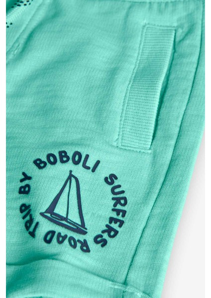 Surfers Baskılı Erkek Çocuk Çocuk Şort modelleri