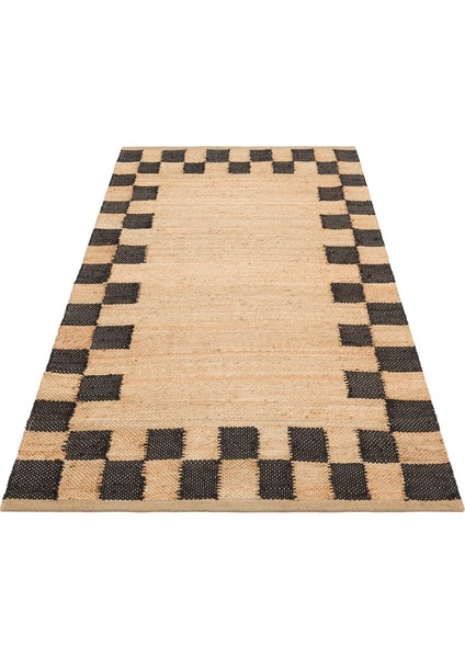 Echo ECH13 Natural Black Xw Jüt ile Üretilen El Dokuma Hasır Jüt Halı indirimleri