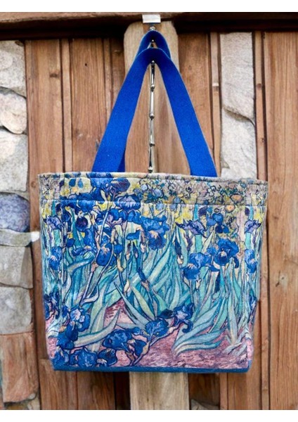 Van Gogh Yıldızlı Gece Kadın Çanta Günlük Çanta/Plaj Çantası /Piknik Çantası/Beach Bag fırsatları