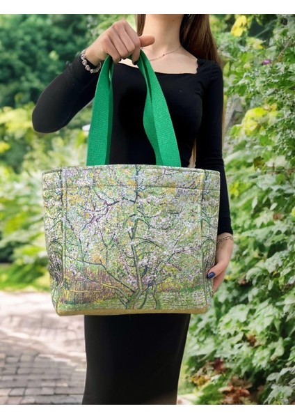 Van Gogh Bahar Dalları Model Kadın Çanta