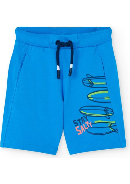 Surf Baskılı Erkek Çocuk Çocuk Şort