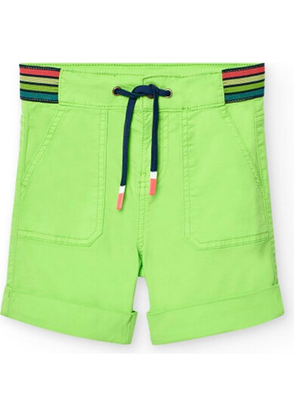 Kare Cepli Erkek Çocuk Çocuk Şort