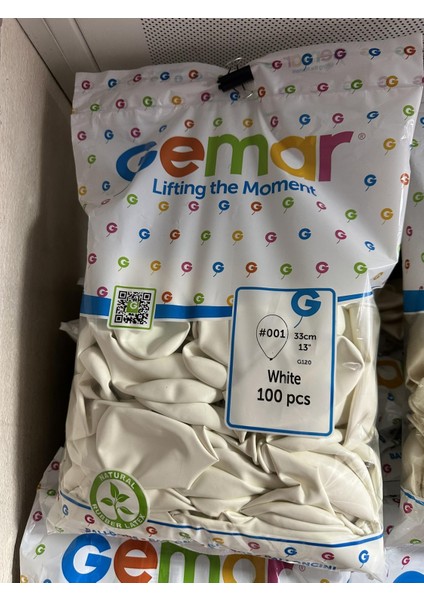 Parti Doğum Günü Organizasyon Balon - 28 Cm. - Ivory - Fildişi - 100 Adet