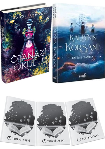 Kalbinin Korsanı Ciltli ve Ephesus Ötanazi Okulu 2 Ciltli Maral Atmaca 2li Set + Hediyeli