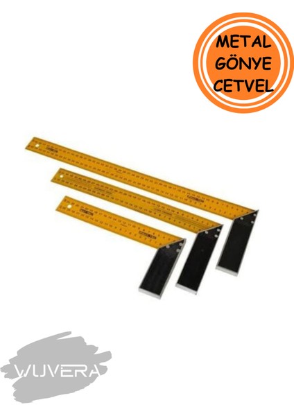 400 mm Sarı Marangoz Gönye – Profesyonel Ölçüm Aracı fırsatları