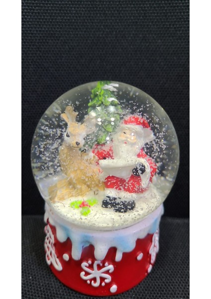 9cm Kar Küre Noel Baba Yılbaşı Çam Ağaç 1 Adet fiyatları