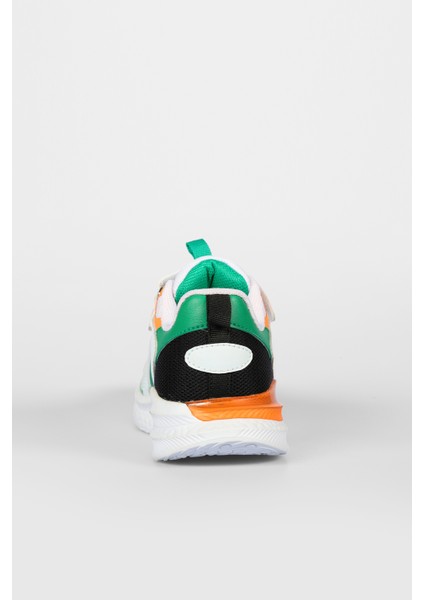 Massa 346.P24Y.112 Erkek Çocuk Spor Ayakkabı Beyaz Siyah