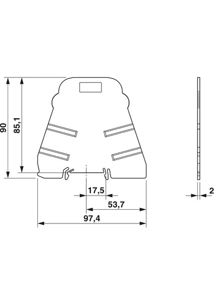 Ayırma Plakas Plc-Atp Bk - Ayırma Plakası 2966841 Phoenix Contact 2966841 Ayırma Plakas modelleri