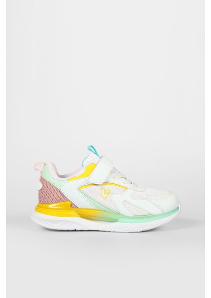 Massa 346.P24Y.112 Kız Çocuk Spor Ayakkabı Beyaz Pudra