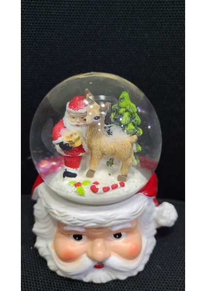 9cm Kar Küre Noel Baba Yılbaşı Çam Ağaç 1 Adet fiyatları