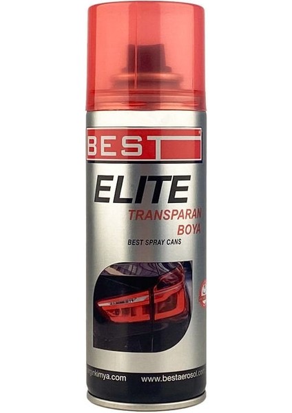Best Sp. Elite Transparan Boya Kırmızı 200 ml