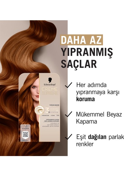 Yoğun Bakım Full Kit 7-7 Sıcak Bakır Saç Boyası