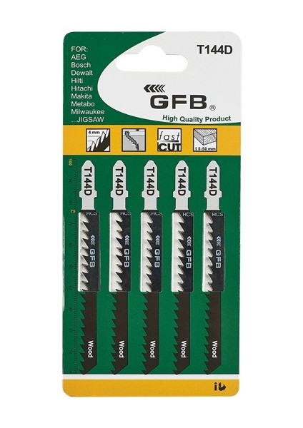 Gfb 2240 T144-D Dekupaj Bıçağı Ahşap