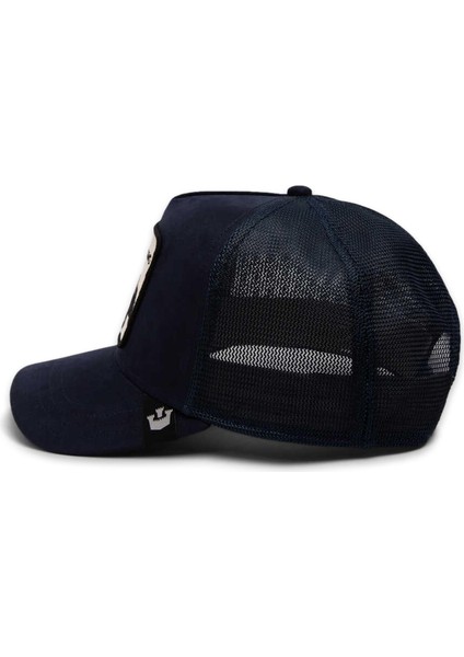 101-1870 The Suede Mustange The Farm Lacivert Unisex Şapka