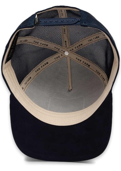 101-1870 The Suede Mustange The Farm Lacivert Unisex Şapka