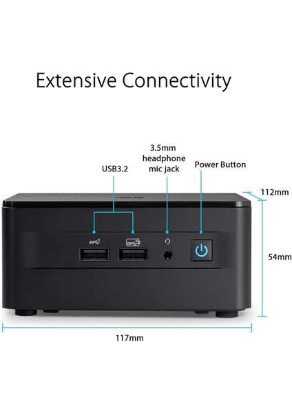 Nuc 13 Pro NUC13ANBI5 Core I5 1340P-RAM Disk Yok-Fdos Mını Pc