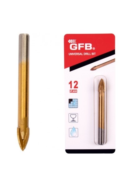 Gfb 4606 Cam-Seramik Delme Üniversal Matkap Ucu 10MM