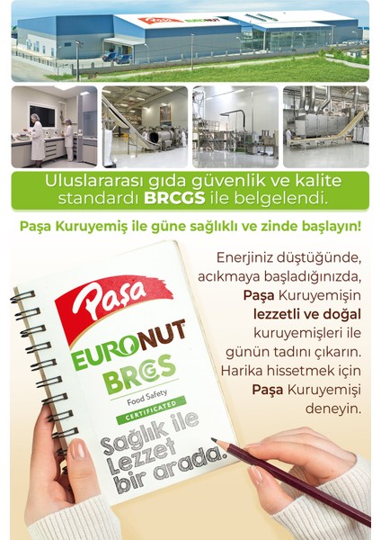 Çiğ Iç Ay Çekirdeği Şeffaf Paket 250 gr x 4 Adet (1 Kg)