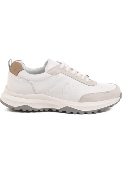 Beyaz Hakiki Deri Erkek Sneaker 2606 M modelleri
