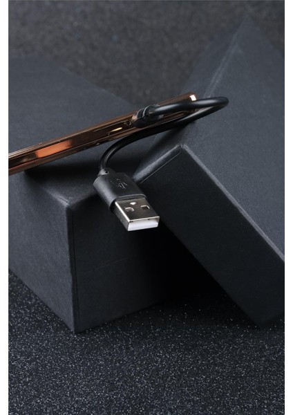 Kişiye Özel Sarı Şarjlı Alevsiz Kızaklı USB Çakmak