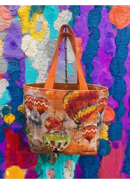 Kapadokya Model Kadın Çanta Günlük Çanta/Plaj Çantası /Piknik Çantası/Beach Bag fırsatları